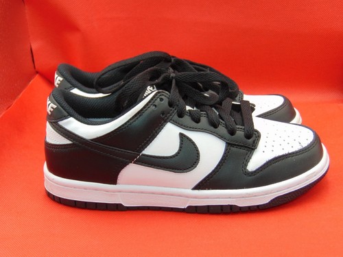 Scarpe sneakers Nike Dunk Panda basse nere bianche giovani taglia 4 anni/5,5 W - Foto 3 di 8
