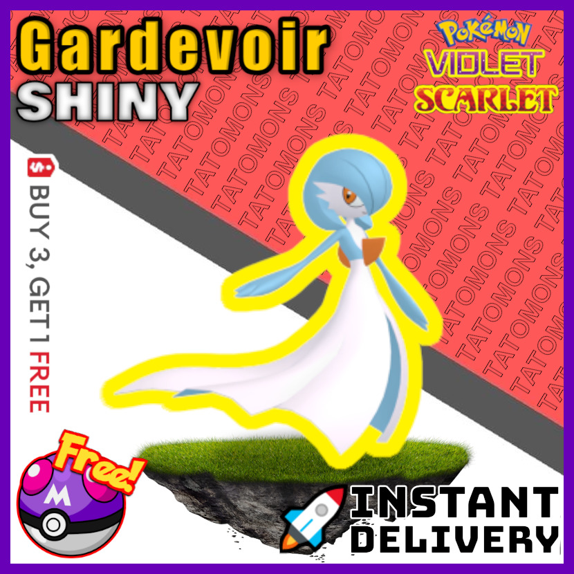 Pokémon Scarlet and Violet ✨SHINY✨ Gardevoir W/ Best 6IV +