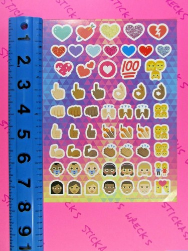Hearts, Hands & People Emojis Sticker Sheet - Picture 3 of 3