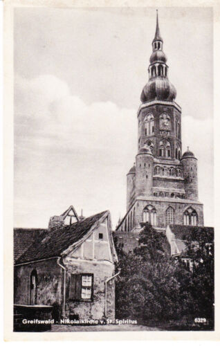 AK  Greifswald  Nikolaikirche v. St. Spiritus - Bild 1 von 1