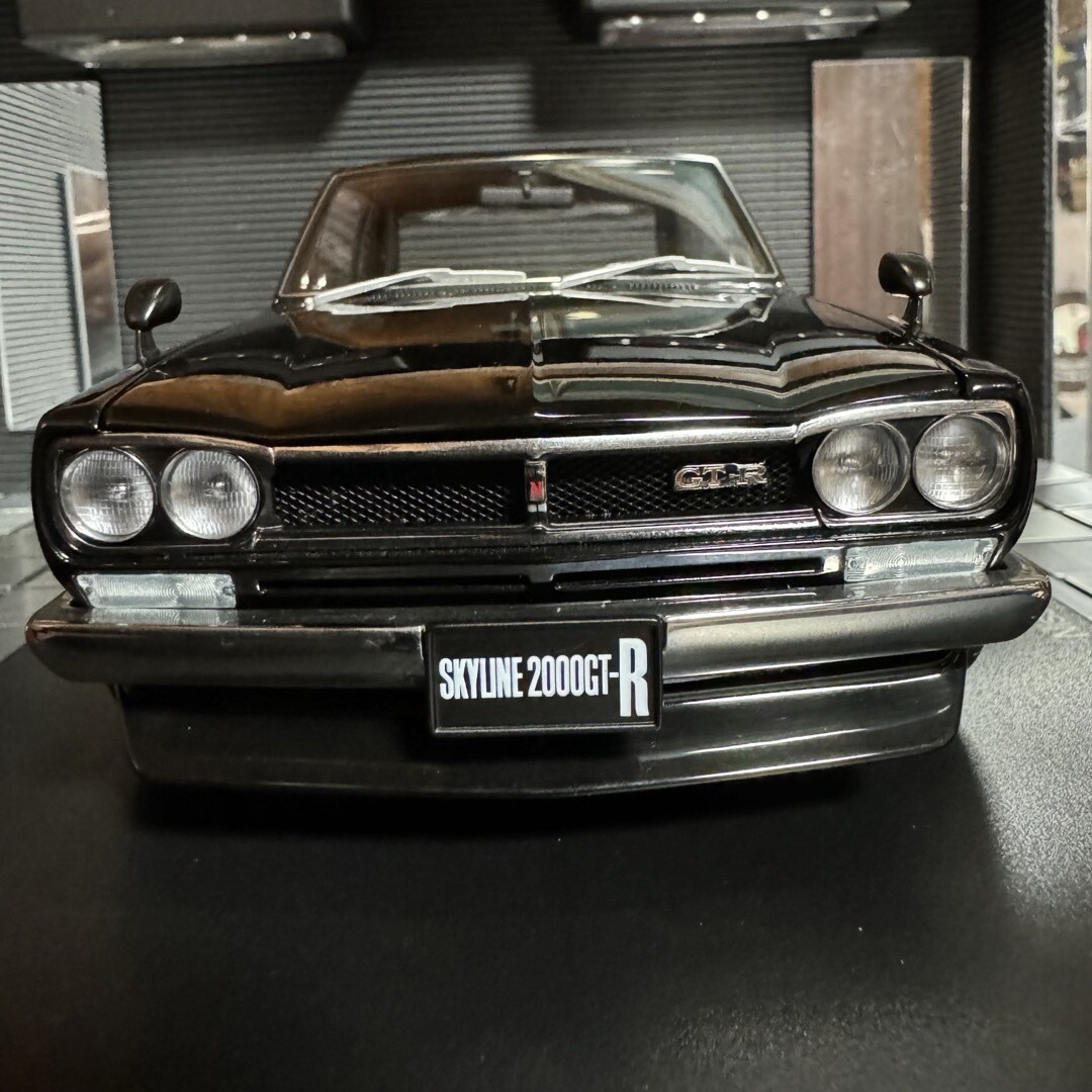 Autoart 1/18 Nissan Skyline 2000 GT-R Black KPGC10 Tuned Ver