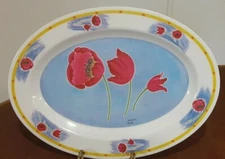 Melamine Ware Gourmet Design Artistic Tulip Platter