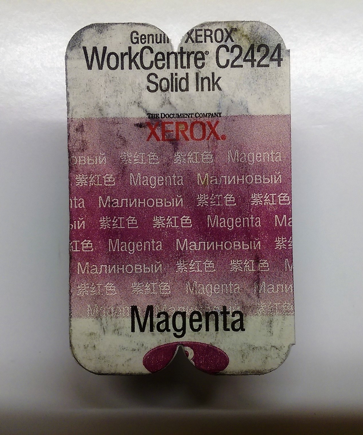 Inchiostro Solido Magenta Originale Xerox ColorQube 8570/8580/8700 – 1 Stick, Nuovo