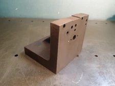 4" (nominal) Cast Right Angle Machinist Mill Fixture Plate: Used Good Condition