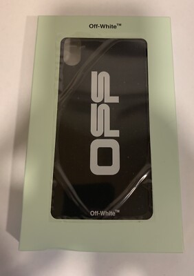 Off -White  c/o Virgil Abloh iPhone XS Max Case Black