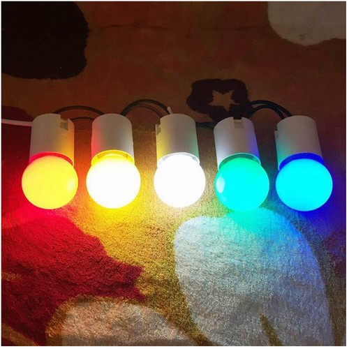 Tapa Multicolor Lámpara LED Bombilla 2W Plástico G45 Globo Bombillas SMD 2835 Bola Redonda - Imagen 10 de 33