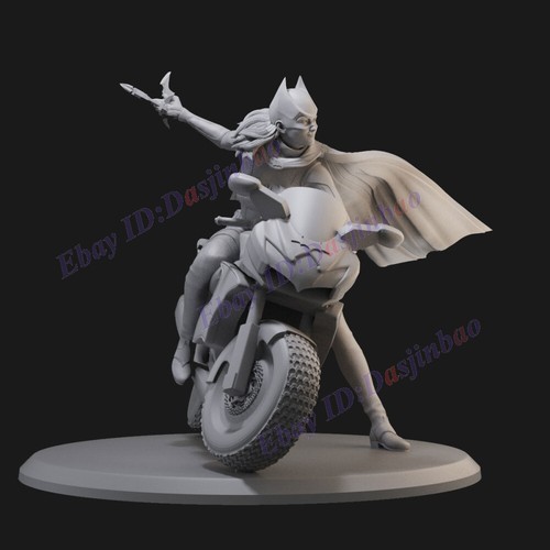 Batgirl On Motorcycle 1/18 Kit Modellismo Stampa 3D Kit Modelli Non Dipinto Non Assemblato GK - Foto 3 di 3
