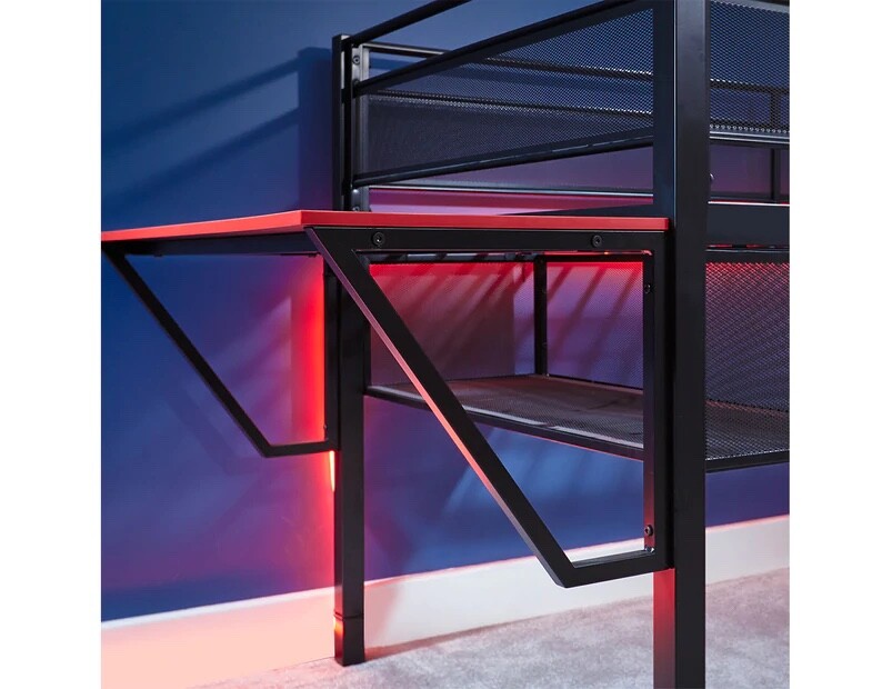 X Rocker Sanctum Gaming Mid Sleeper Bed w/ Desk FREE SHIPPING AUS eBay