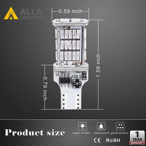 Alla Lighting Red Strobe 912 Center High Stop Light Bulb|3rd Middle Brake Light - Picture 11 of 11