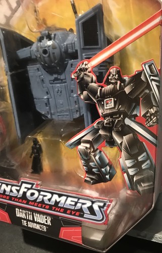 2007 -RARE - Star Wars -TRANSFORMERS - Crossovers ⭐️DARTH VADER - TIE FIGHTER⭐️ - Picture 6 of 14