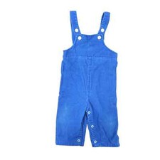 Vintage 80s Sears blue corduroy bib overalls 12 Month