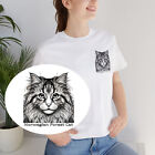 Norwegian Forest Cat Unisex Tee, Cat Lover Gift, Pet Owner Apparel,
