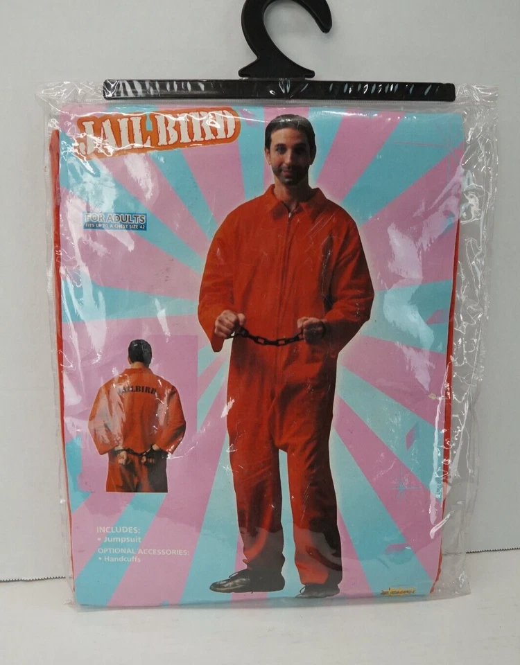Jail Bird Adult Costume Fits Up To A Chest Size 42 - Image 2 of 4