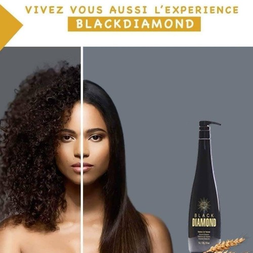 Black Diamond protein Hair Straightening Cream FormaldehydeFree 1000