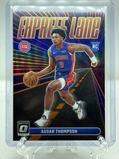 2023-24 Optic Ausar Thompson RC Express Lane Orange Prizm /39 SP Pistons Rookie 