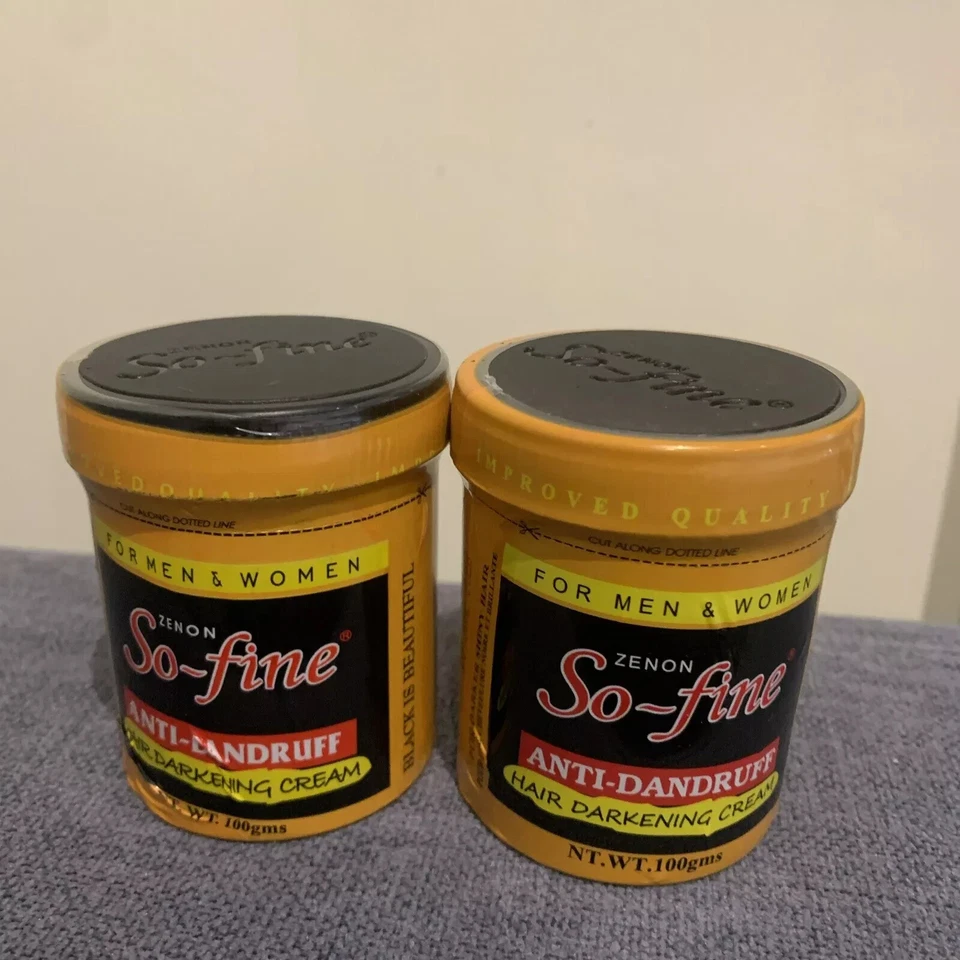 2 X So-fine Anti-Dandruff Hair Darkening Cream- 100GM (Darkening, Anti Dandruff)