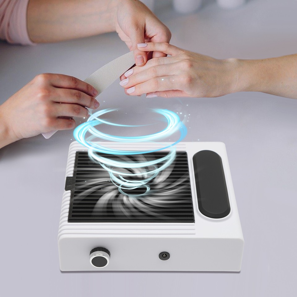 80W Salon Nail Art Suction Dust Collector Fan Cleaner Manicure Machine eBay