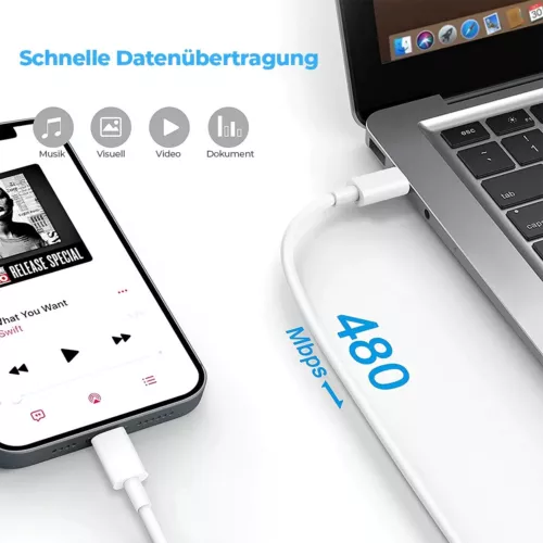 3X Original Apple Ladekabel IPhone USB C 20 W für IPad Adapter 7 8 X 11 12 13 14 - Bild 3 von 14