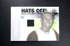 2007 Sportskings Vault Hats Off! Roberto Clemente Game Used Hat Card #2/4