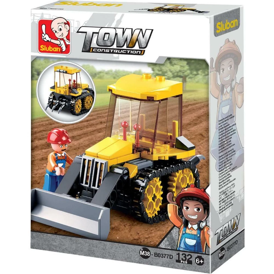 Sluban Kids Building Blocks Tractor Set with Dump Truck and more (438 Piece) - Image 2 of 4