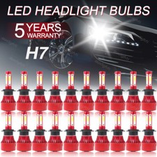 Whosesales 20PCS 4 Sides H7 LED Headlight Kit High Low Beam Foglight Bulb 6000K