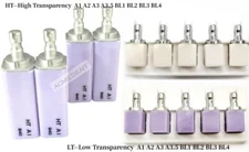 Dental Glass Ceramic Block CAD CAM B40 C14 Blocks Shade HT LT BL Fits MCXL