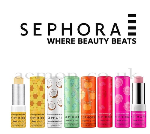 Sephora Lip Balm & Scrub choose:honey, almond, tangerine,goji,kiwi, vanilla etc - Picture 2 of 21