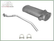 Kit Scarico per Unimog 406 / 403 / 413 / 416 / 417 Tubo Pantalone + Silenziatore
