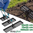 Lawn Leveller Rake Levelling Lute Gardening Tool Heavy Duty With 78'' 2m Handle