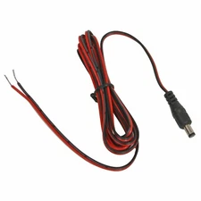 LDG DC- Power Cable, DC, 6 ft. Length, 2.5 x 5.5mm Power Plug End, Replacement