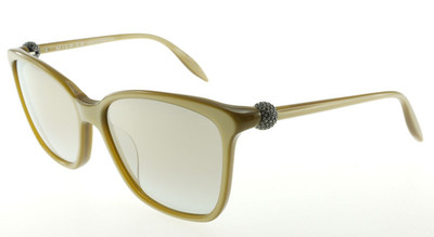 MILA ZB Gold Strass Rhinestones / Gray Gradient Sunglasses MZ 010 S09 57mm