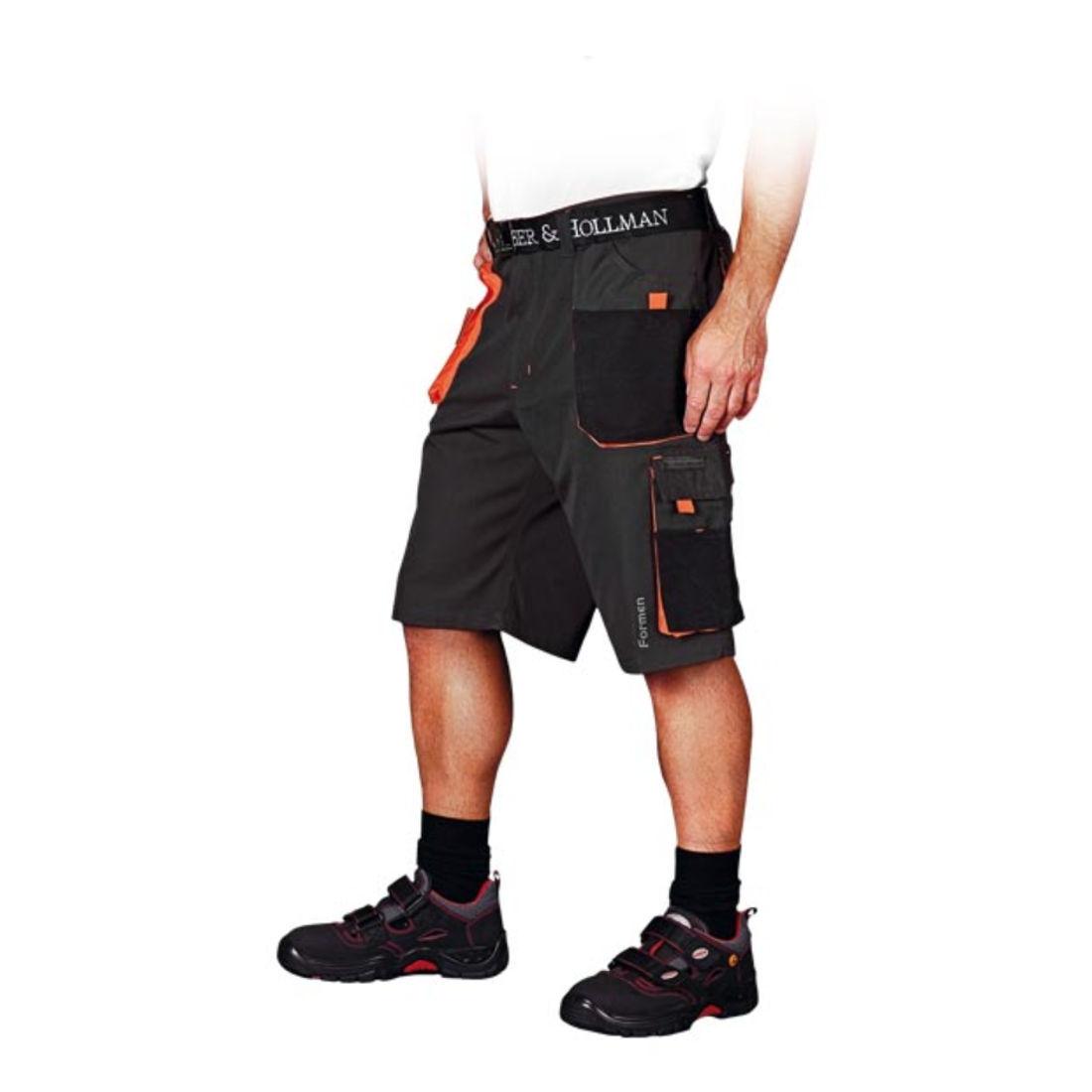 FHB Arbeitshose Bermuda KIM Marine-Schwarz Größe 48
