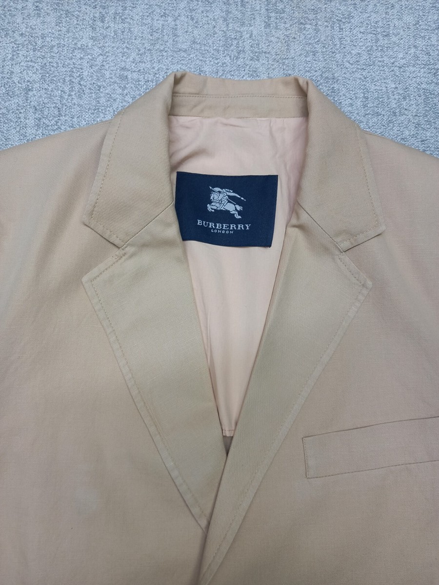 Vintage 90s Burberry London Blazer Coat Sport Jacket Cotton Vintage 90s Burberry London Blazer Coat Sport Jacket Cotton
