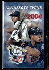 1978 to Present Minnesota Twins Pocket Schedule Puckett * You PICK CHOOSE *