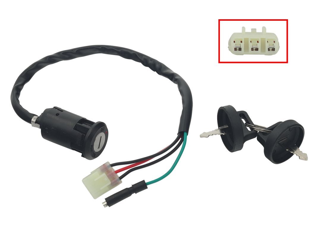Allumage Honda TRX 250 étanche avec barillet renforcé pour quad 1997-2005
