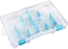 ArtBin Tarnish Inhibitor Solutions Box 6-12 Compartments-11"X7"X1.75" Translucen