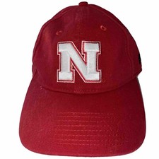   NEBRASKA University  Baseball Hat-New Era Brand-Adjustable-Red  White