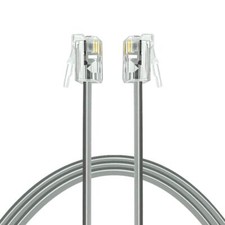 Phone Cord 6ft Telephone Cord Phone Line Cord RJ11 6P4C Male to Male for Land...