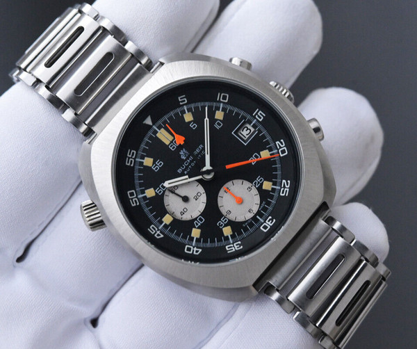 Bucherer Chronograph, cal. Lemania 1340 / Omega 1040, vintage 70s