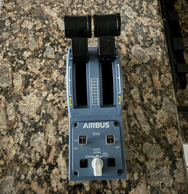Thrustmaster Airbus TCA Officer Pack Flight Stick & Throttle Quadrant USB PC