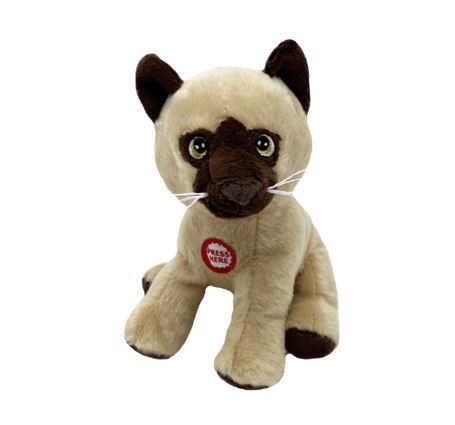 5904209893010 Бежевый кот 15 см со звуком ТУЛИЛО 3790₽