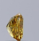 GIA Certified 0.61ct Natural Fancy Deep Orangey Yellow M.Cushion Cut Diamond — photo 3