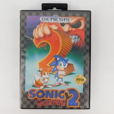 Sega Genesis Sonic the Hedgehog 2 Complete w/Manual and Case Tested