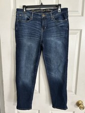 Gap Premium Super Skinny Blue Jeans Dark Wash Women Size 14/32 Preowned C3