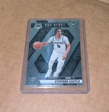 2024-25 Mosaic Stephon Castle NBA Debut #267 RC Rookie Card 🔥🏀 Spurs