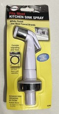 Universal Kitchen Sink Faucet Side Spray Head, Plastic, White, Danco 10346