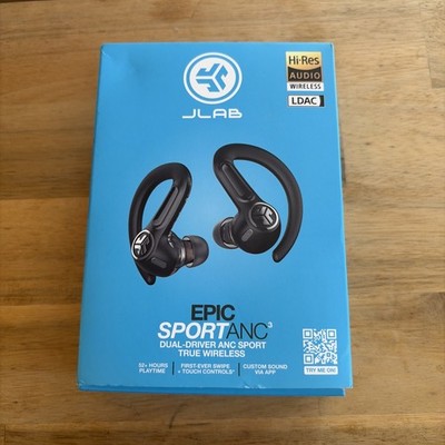 JLab Epic Sport ANC3 True Wireless Earbuds with ANC Hi-Res Audio