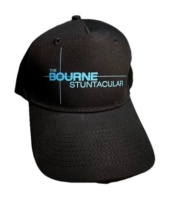 NEW Universal Studios The Bourne Stuntacular Black Baseball Cap Hat