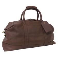 Coach 0502 Boston Bag Brown Leather Vintage H...