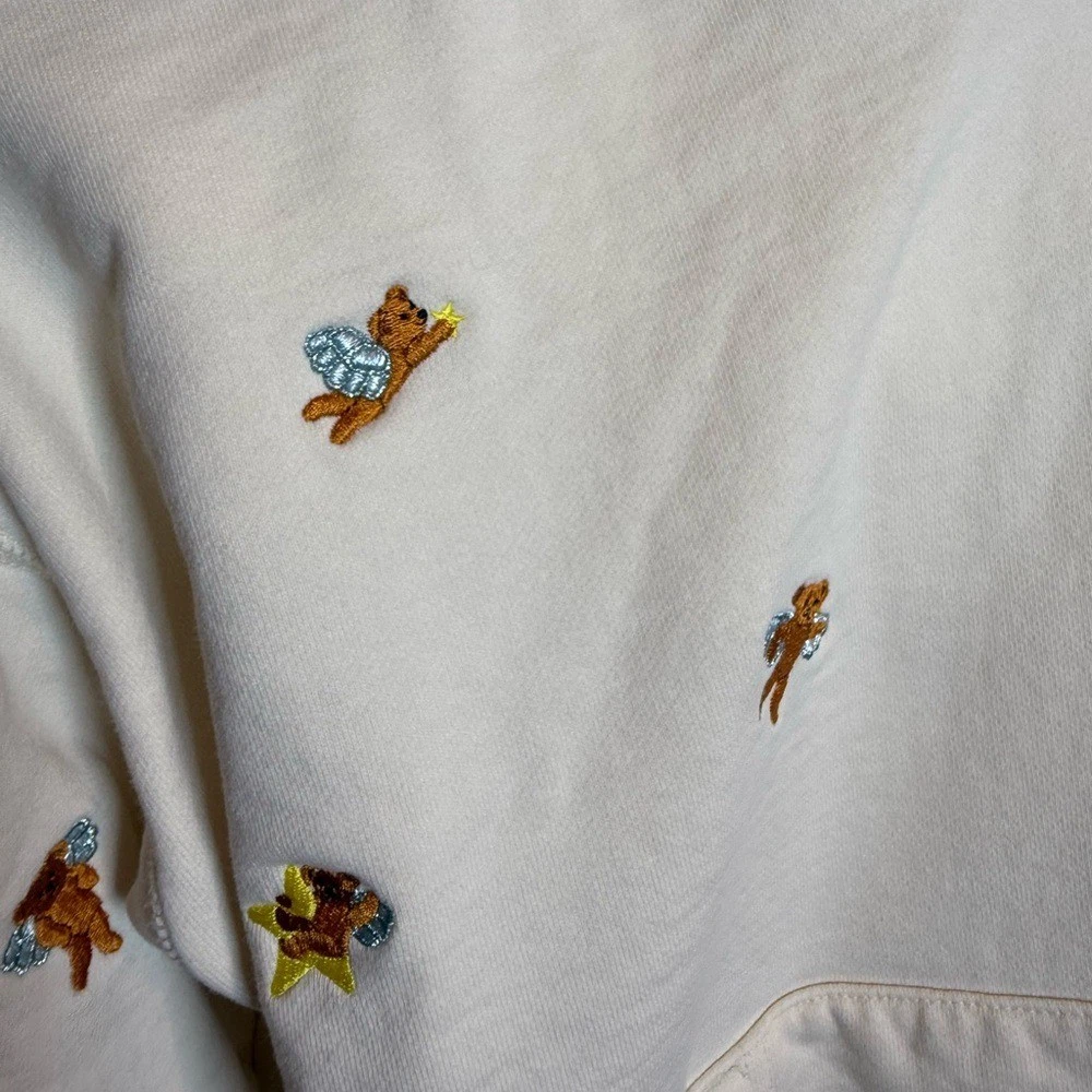 OFF WHITE Felpa con cappuccio orsacchiotto angelo fresco